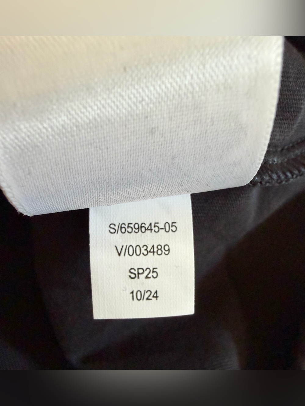 Athleta Size Medium True Cotton Tee •Black 100% Cotton Wardrobe Basic - Picture 10 of 11